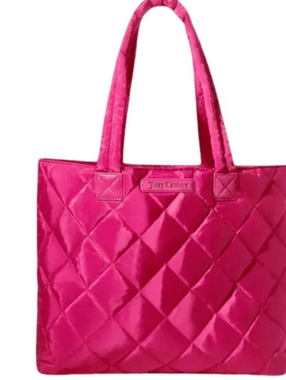 Juicy Couture Hot Pink Quilted Tote